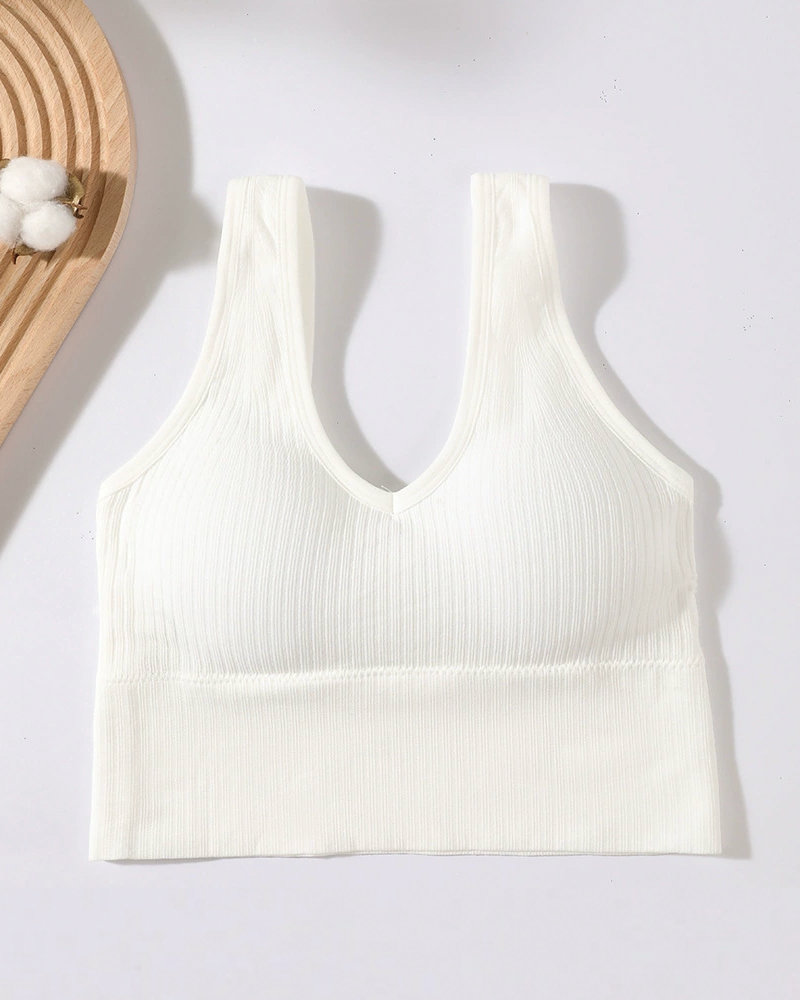 Women's Wireless Backless Longline Bra