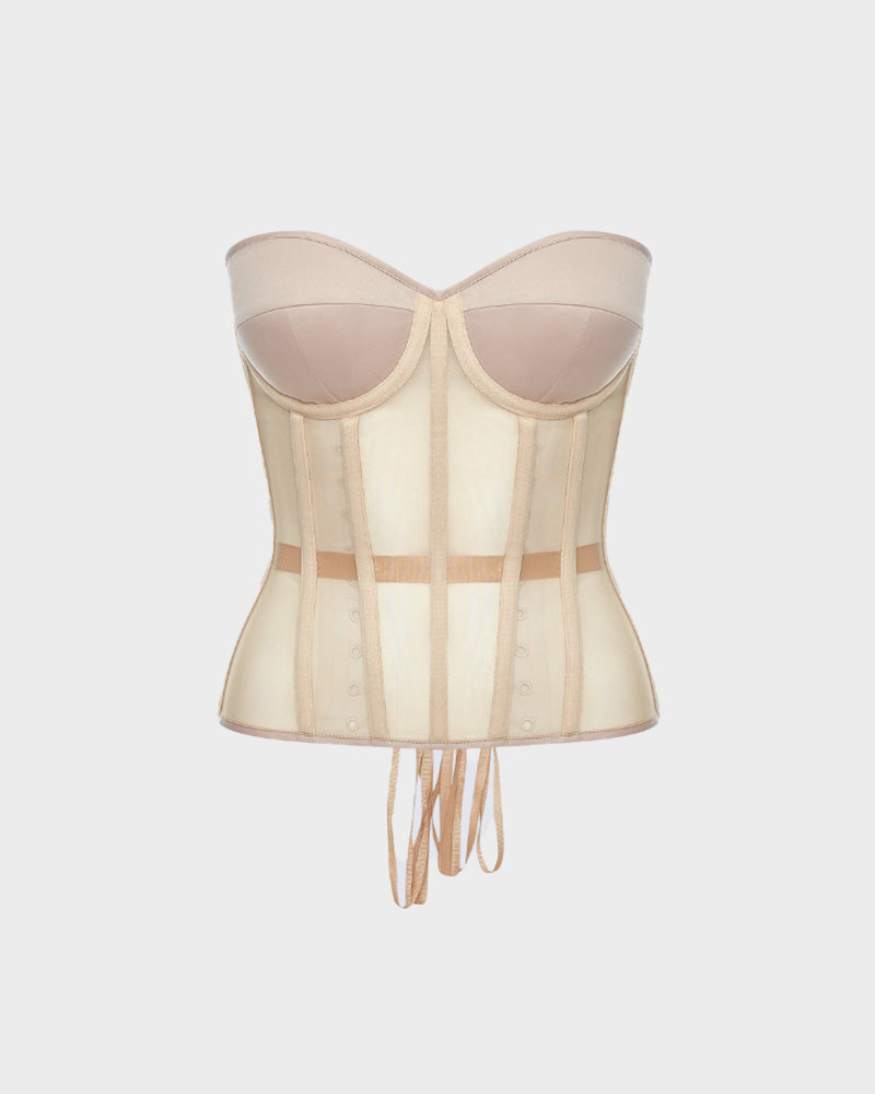 Floralshe®Sleek Mesh Supportive Push-Up Corset