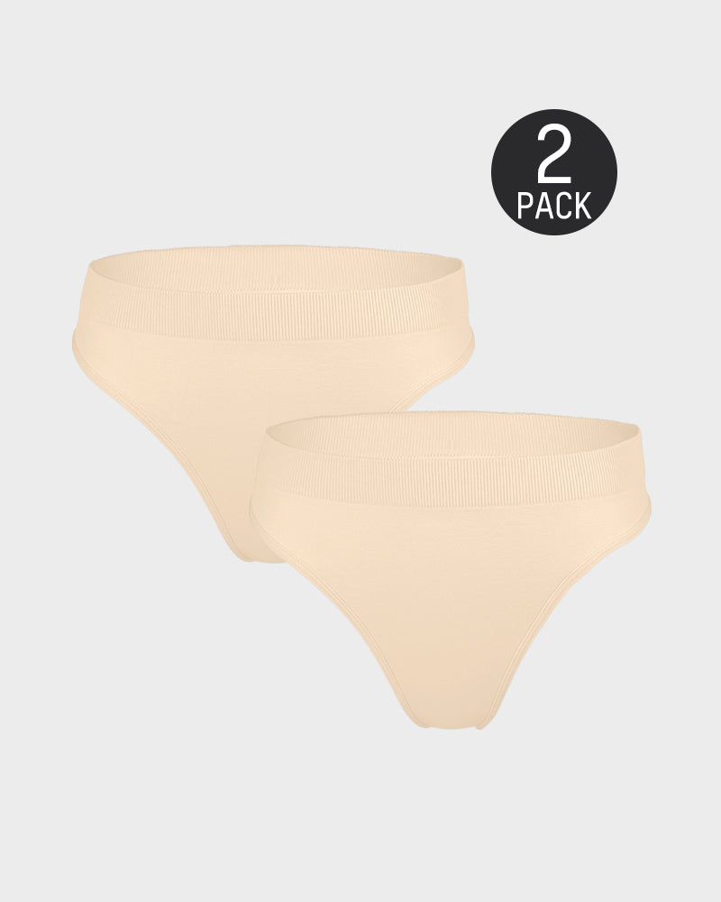 Seamless Comfort Thong Panty (2 Pack)