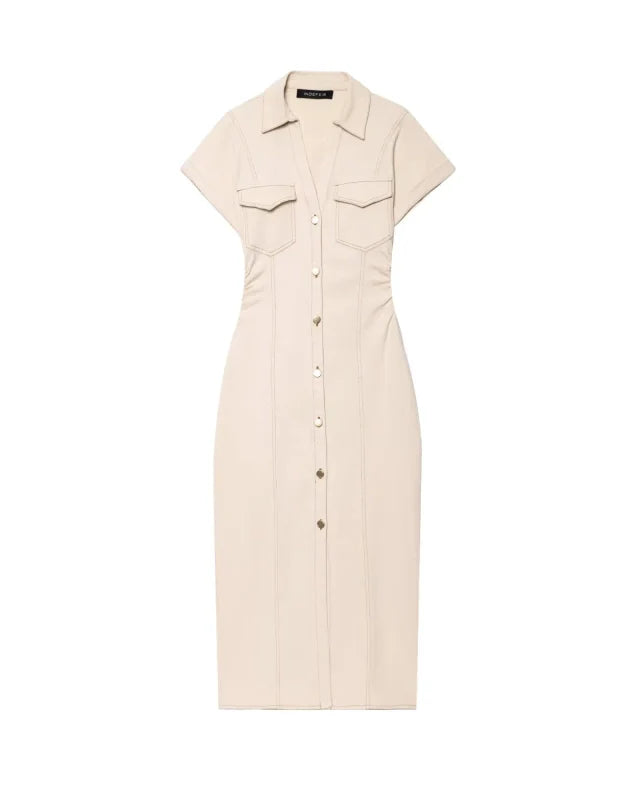 Denim Midi Dress - Day to Night Glam!