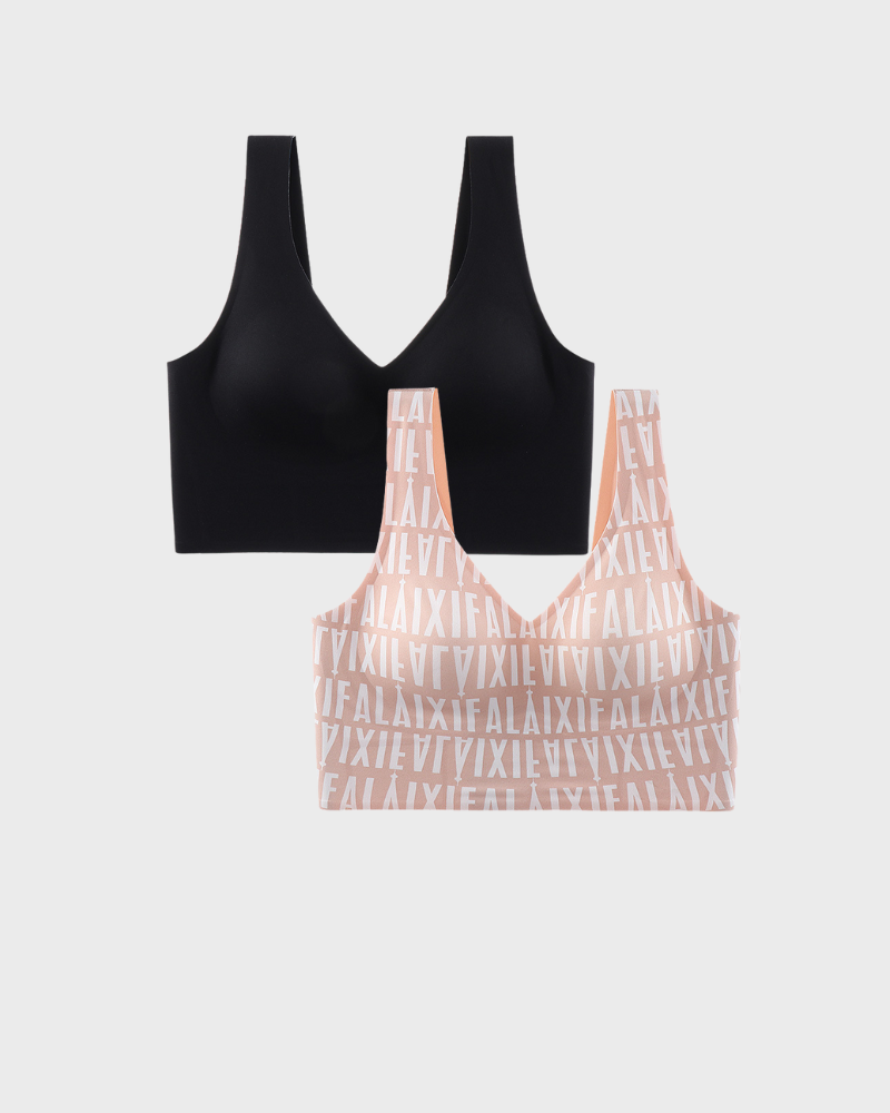 Floralshe®Wireless Back Smoothing V-Neck Tank Bra