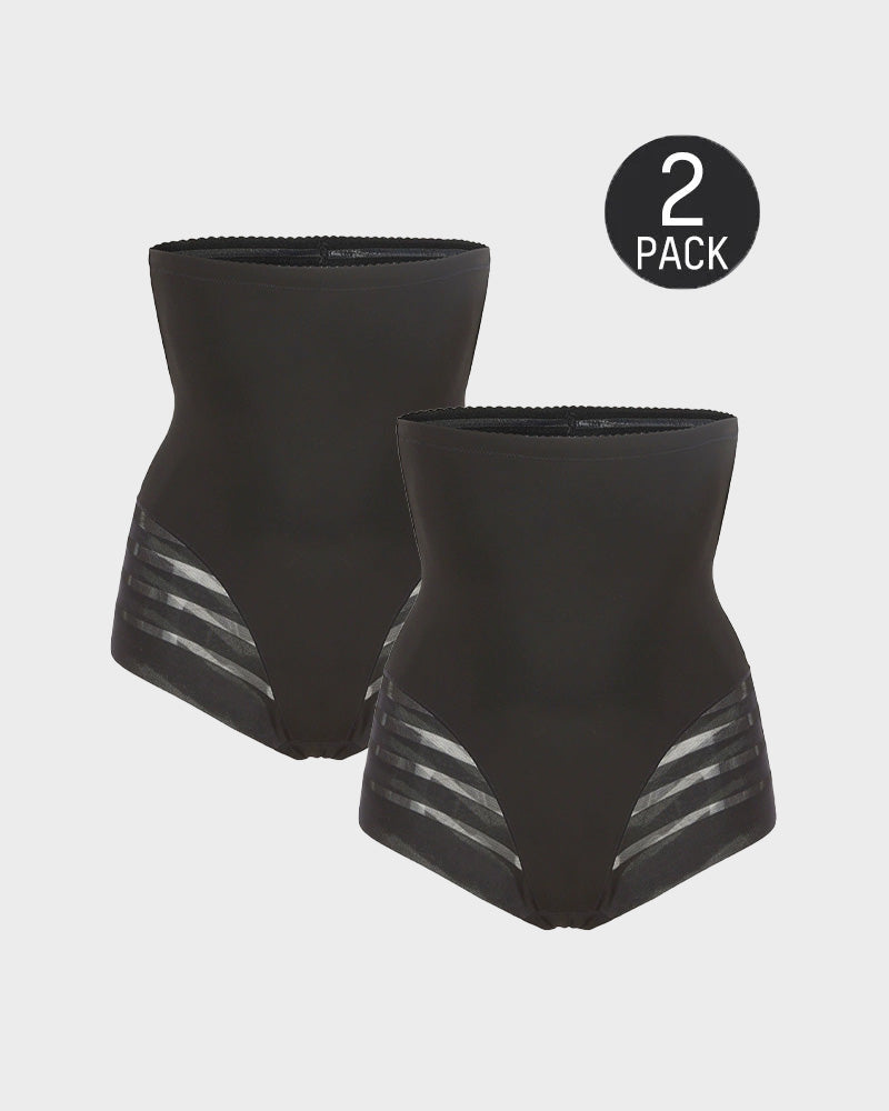 Women's High Waist Tummy Control Strong Non-Slip Non-Curling Hip Lifting Body Shaping Underwear