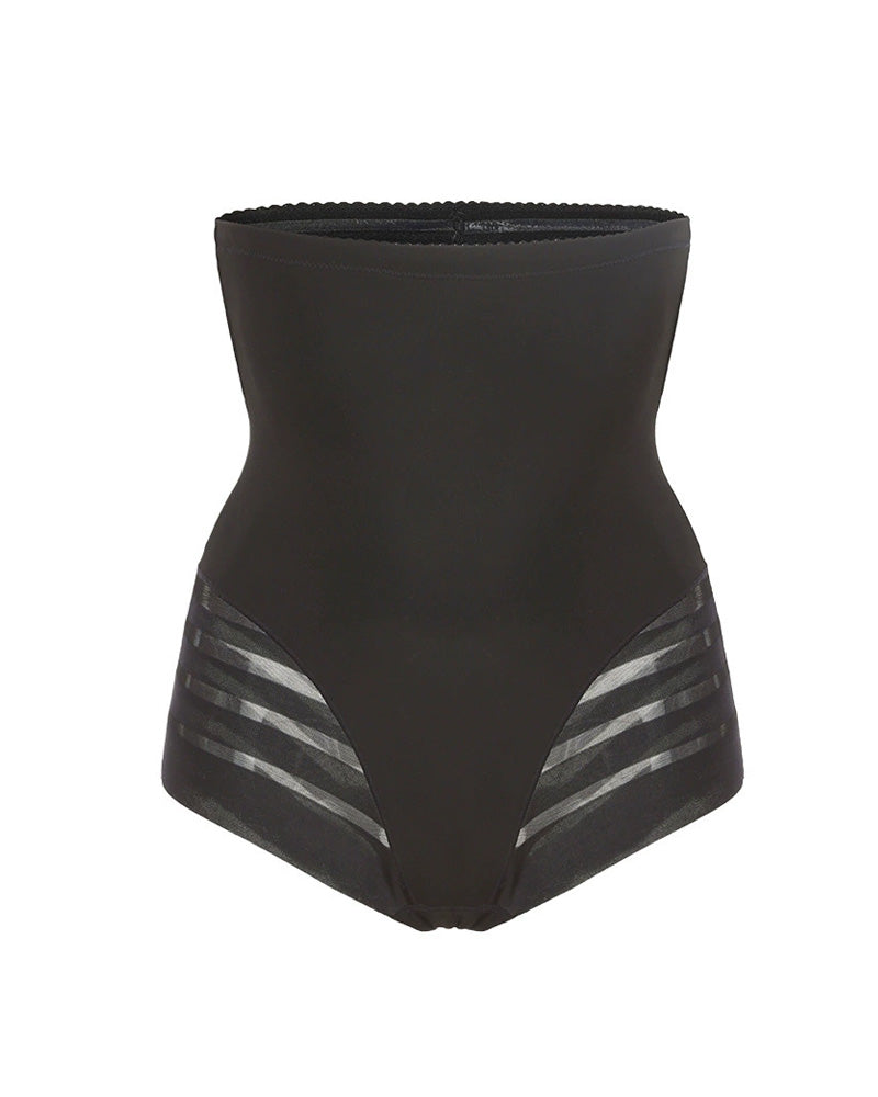 Women's High Waist Tummy Control Strong Non-Slip Non-Curling Hip Lifting Body Shaping Underwear