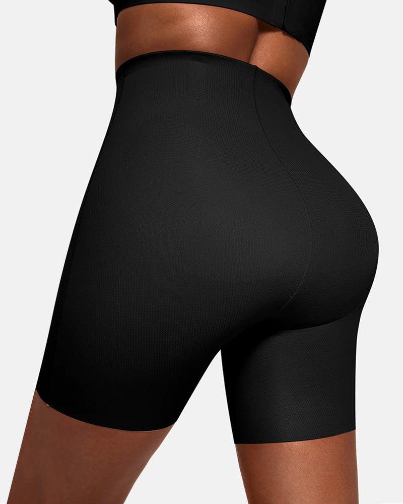 Women's High Waist Seamless Tummy Lifting Buttocks Breathable Shaping Shorts