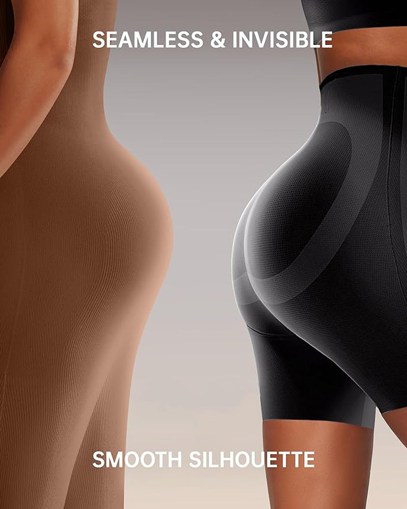 Women's High Waist Seamless Tummy Lifting Buttocks Breathable Shaping Shorts