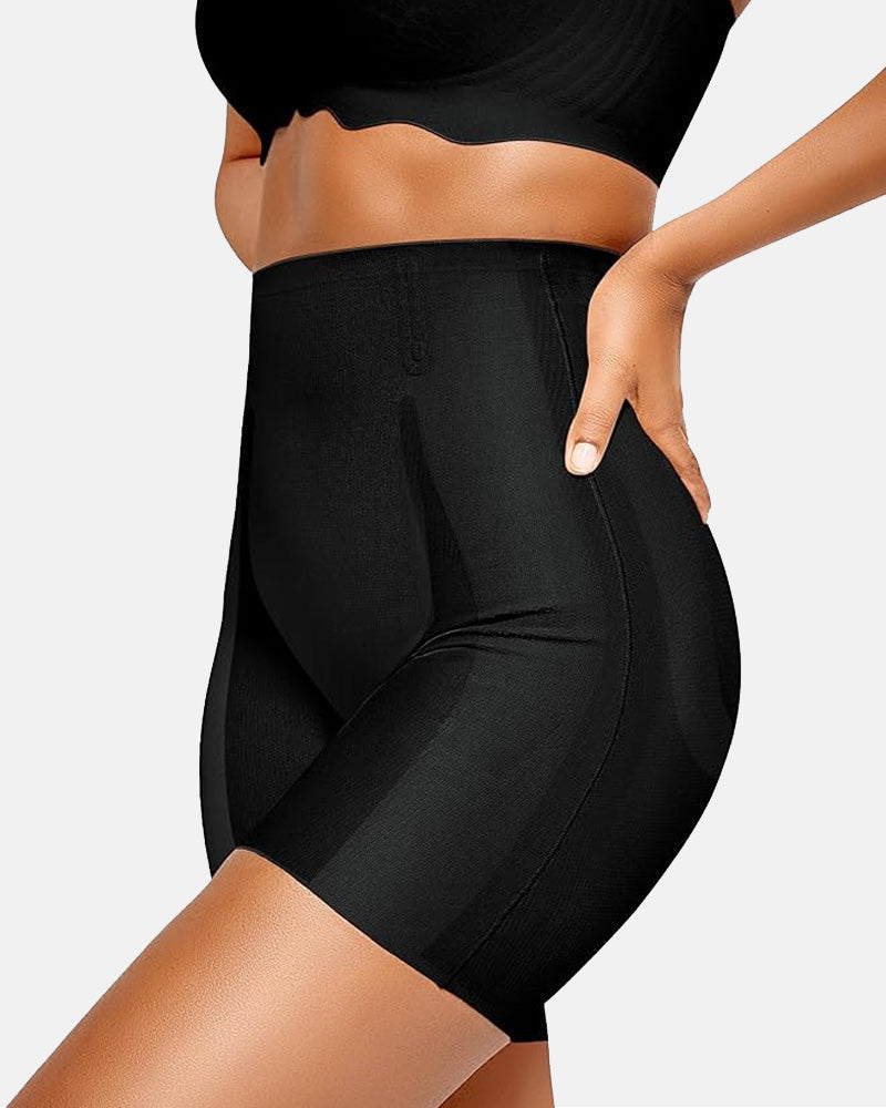 Women's High Waist Seamless Tummy Lifting Buttocks Breathable Shaping Shorts