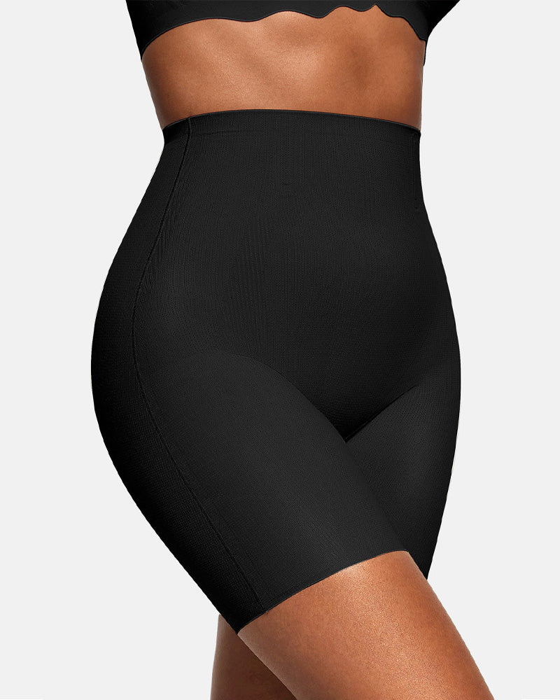 Women's High Waist Seamless Tummy Lifting Buttocks Breathable Shaping Shorts