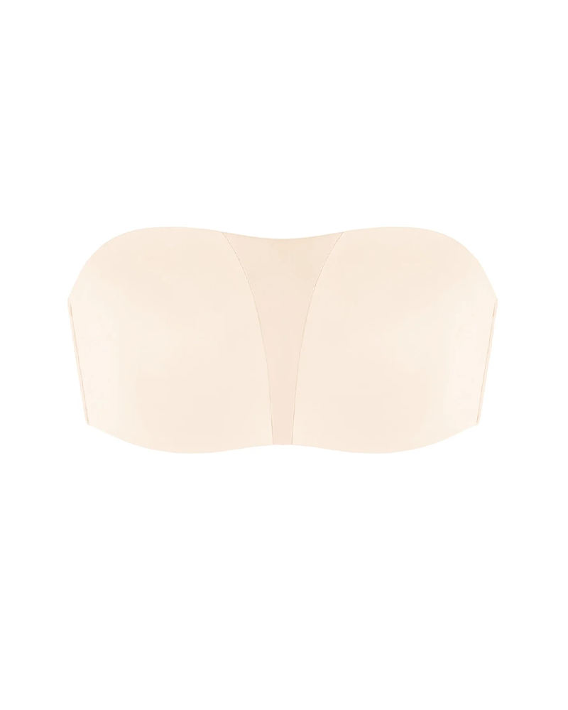 Women's Unlined Seamless Comfort Non-slip Underwire Plus Size Bandeau Strapless Bra