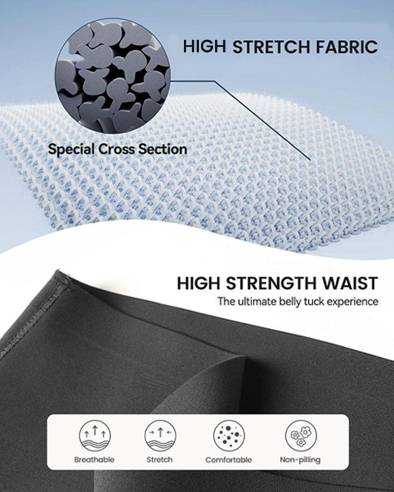 Women's Tummy Control High Waist Casual Elastic Band Pocket Yoga Sports Plus Size Shorts