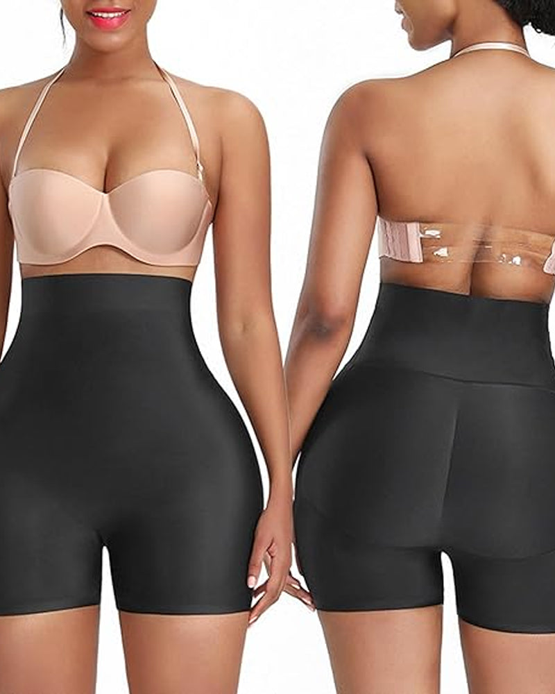 Women's High Waist Tummy Control Seamless Butt Lifting Shapewear Shorts