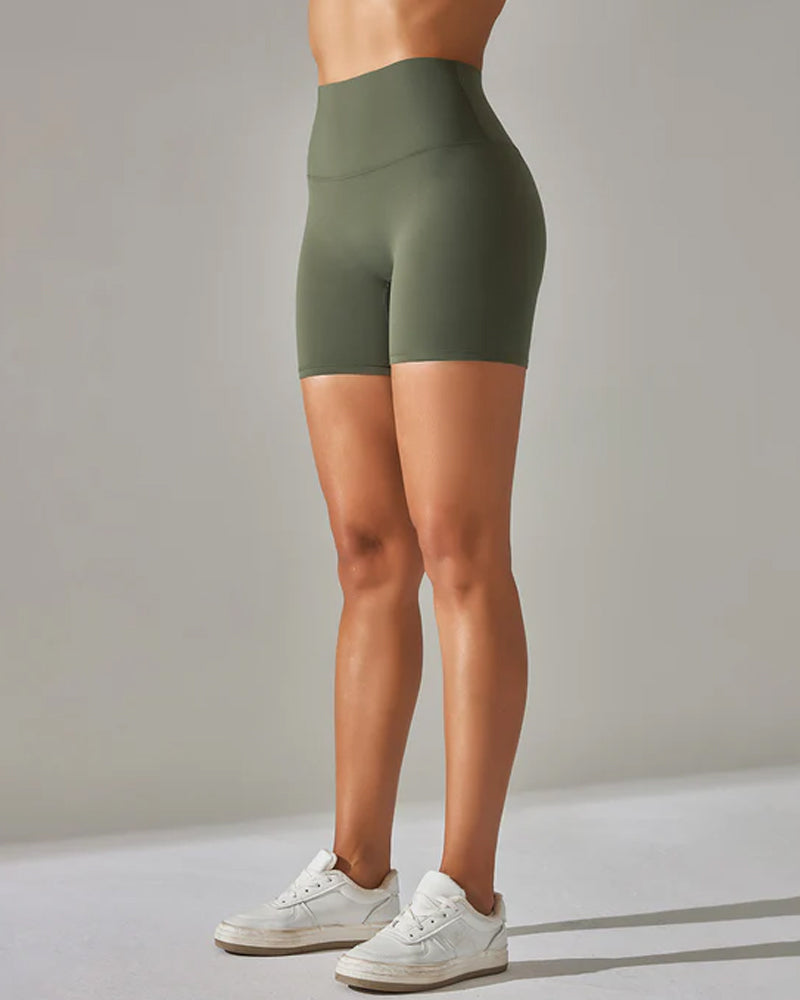 Women's Summer Thin Tummy Lifting Buttocks Sports Casual Yoga Shorts