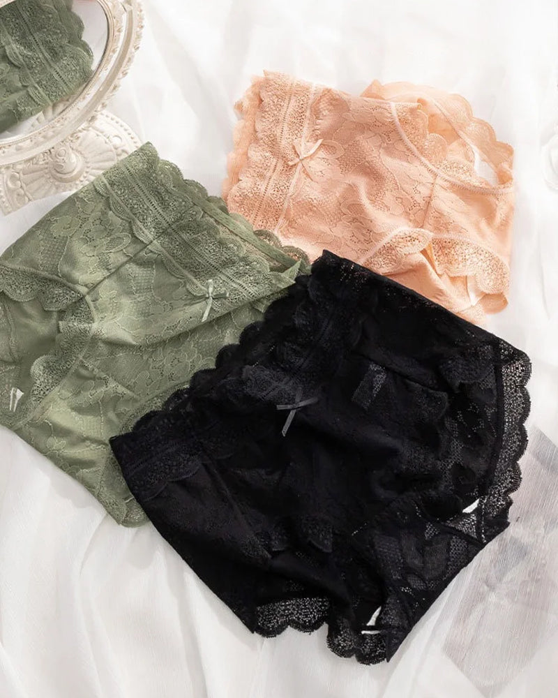 Women's Sexy Comfortable Lace Jacquard Seamless Breathable Panties