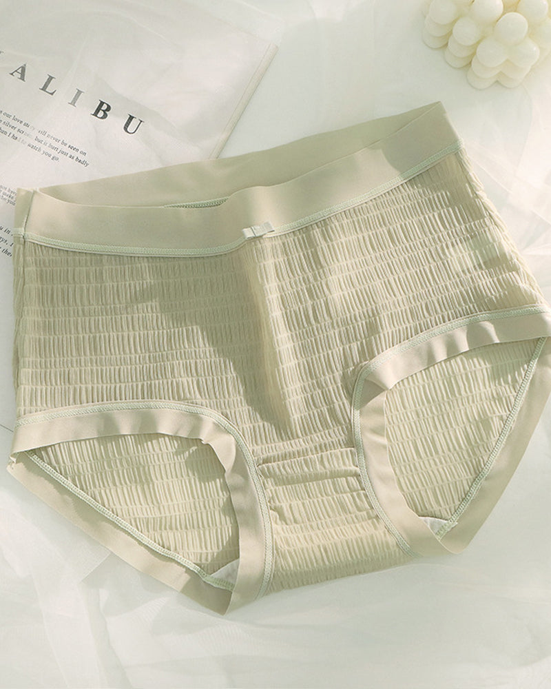 Summer Thin Quick-Drying Translucent Mesh Seamless Cotton Crotch Underwear