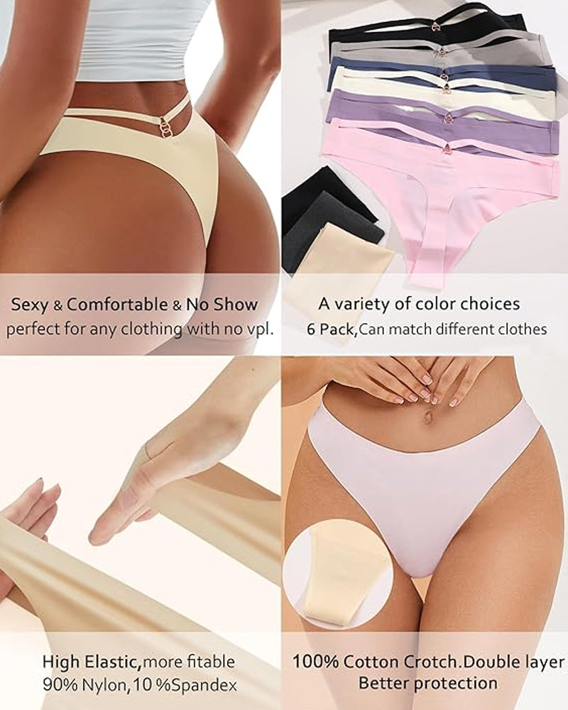 Women's Seamless Breathable Invisible Hollow Sexy Thong