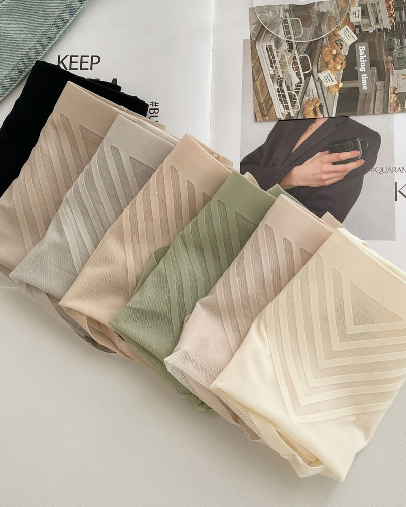 Cool Ice Silk Quick-Drying Tummy Lifting Seamless Breathable Underwear