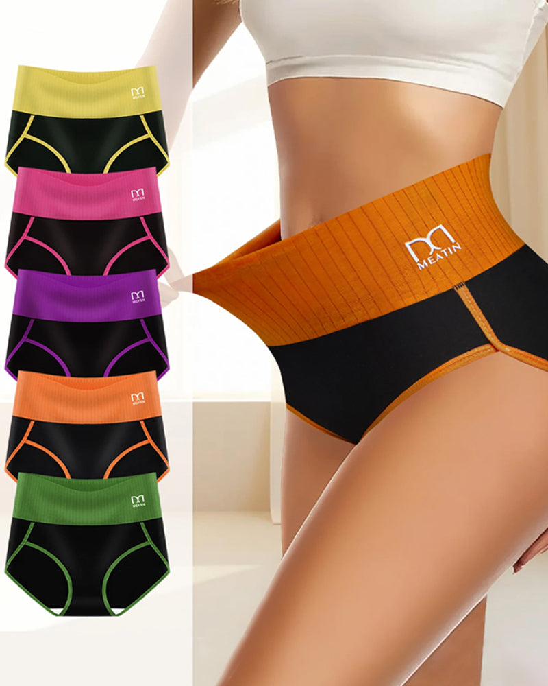 Women's Seamless High Waist Comfortable Soft Elastic Breathable Panties