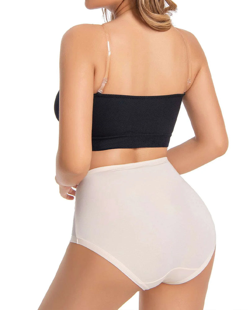 Women's Non-Slip Silicone Push-Up Detachable Shoulder Straps Without Steel Ring Bra