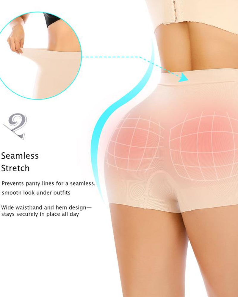 Women's Seamless Stretch Comfort Boxer Briefs Bottoming Shorts