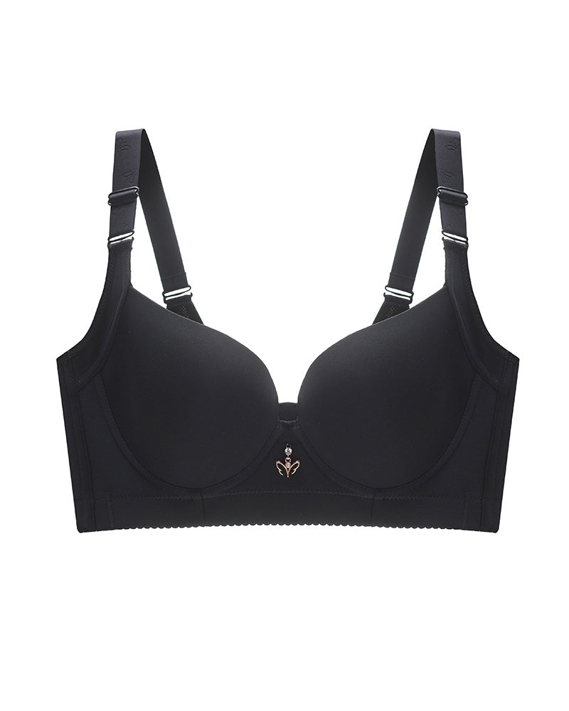 Breathable Plus Size No Steel Ring Push Up Bra