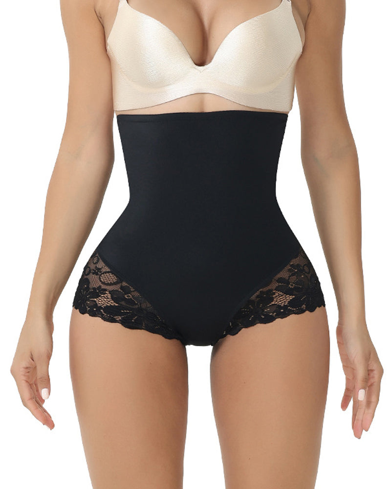 High-Elastic Breathable High-Waist Seamless Tummy-Controlling Body-Shaping Panties