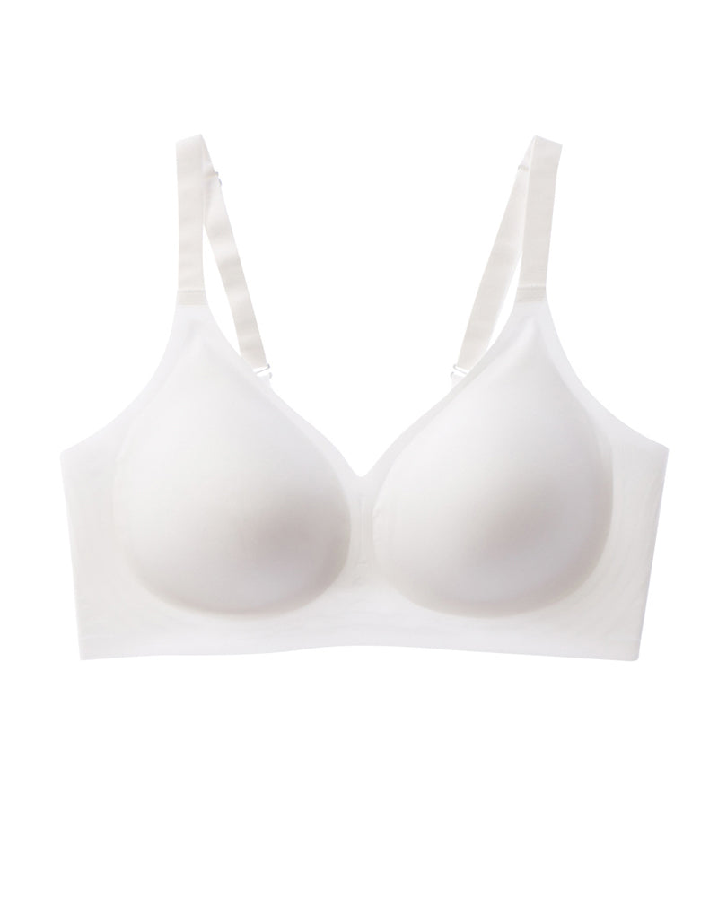 Women's Wire-Free Seamless Push-Up Comfortable Plus Size Bra