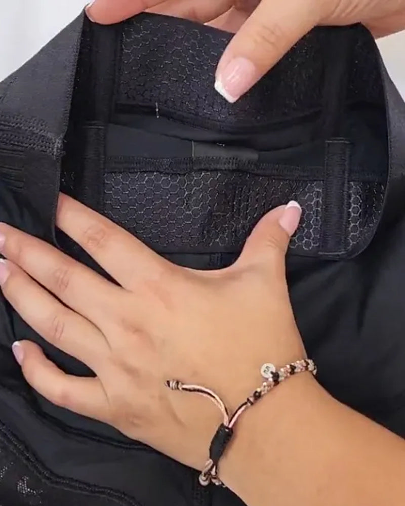 Women's High Waist Lace Trim Body Shaping Panties