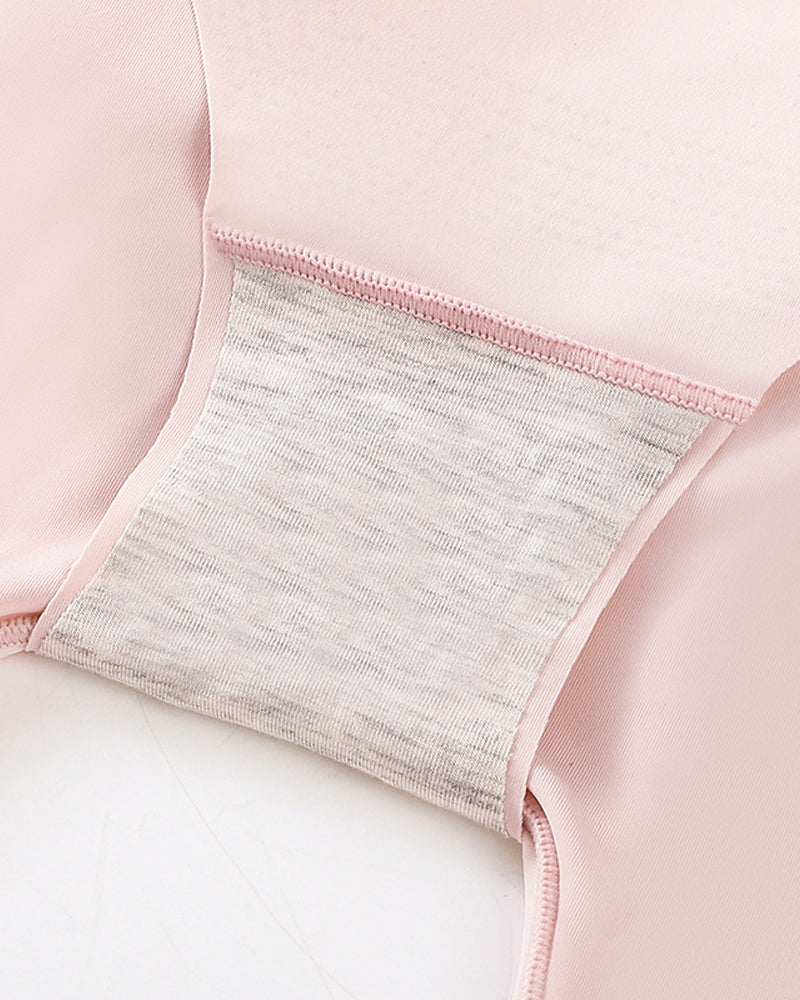 High-waisted Tummy-controlling Seamless Hip-lifting Body Shaping Shorts