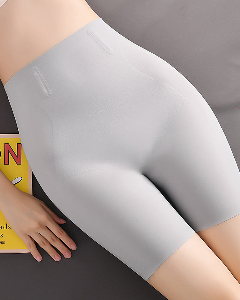 High-waisted Tummy-controlling Seamless Hip-lifting Body Shaping Shorts