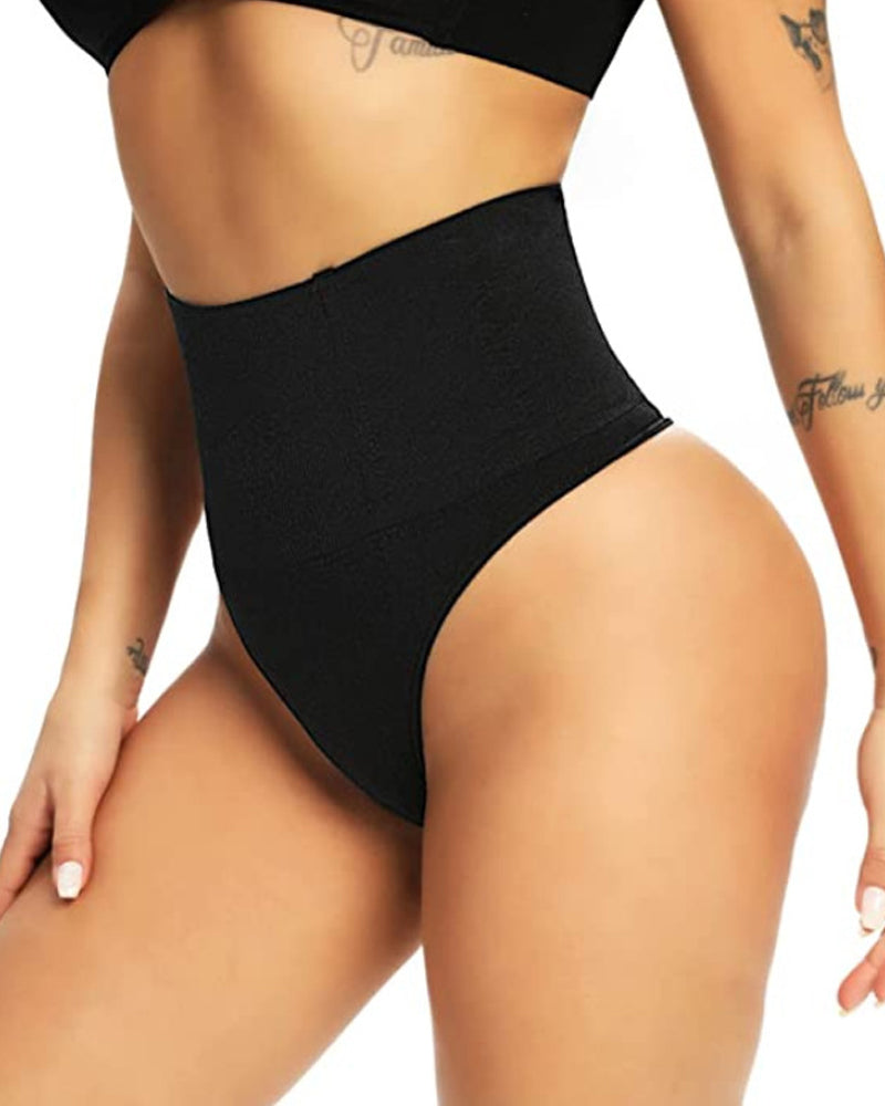 High-waisted Seamless Elastic Waist Shaping Panties