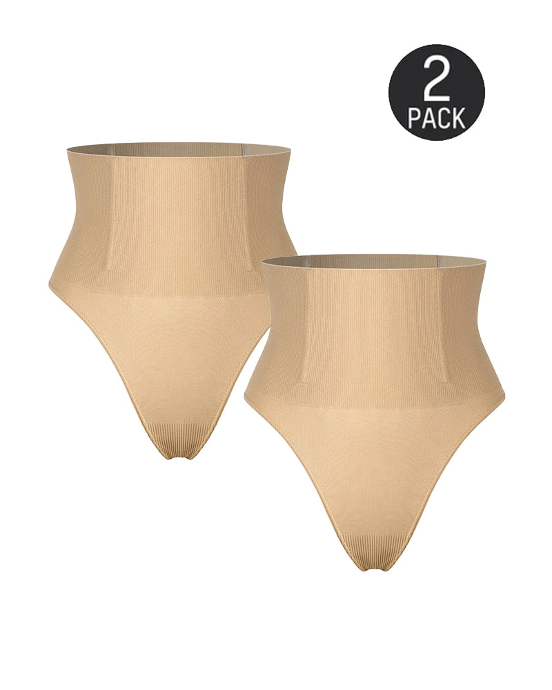 High-waisted Seamless Elastic Waist Shaping Panties