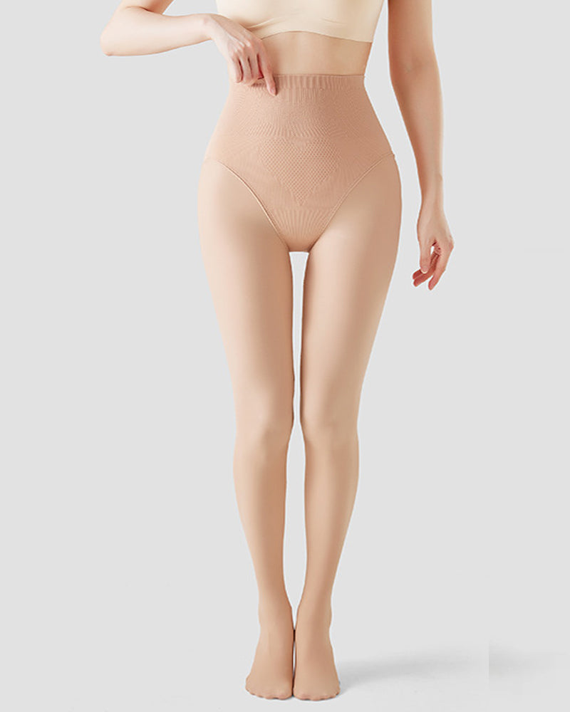 High-waisted Tummy-controlling Hip-lifting Stretch Leggings