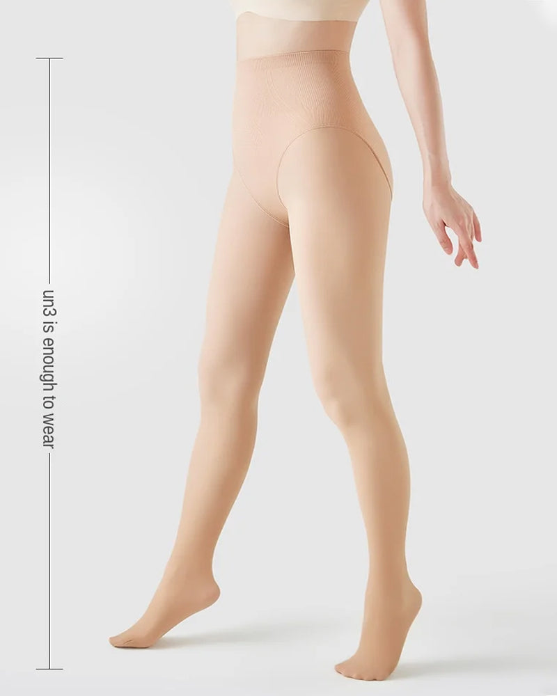 High-waisted Tummy-controlling Hip-lifting Stretch Leggings