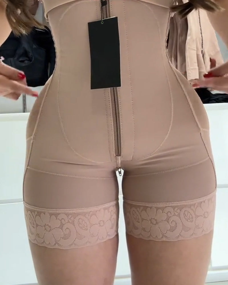 Women's Belly Tummy Lifting Butt Lifting Zipper Body Shaper