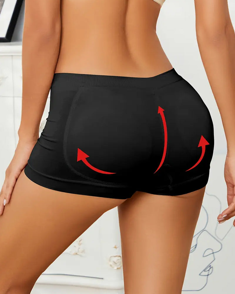 Women's Seamless Butt Enhancement Shaping Boxer Briefs