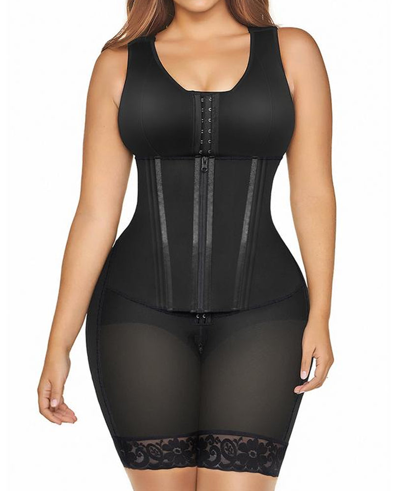 Women's Double Pressure Chest Wrap Abdomen Compression Breathable Body Shaper