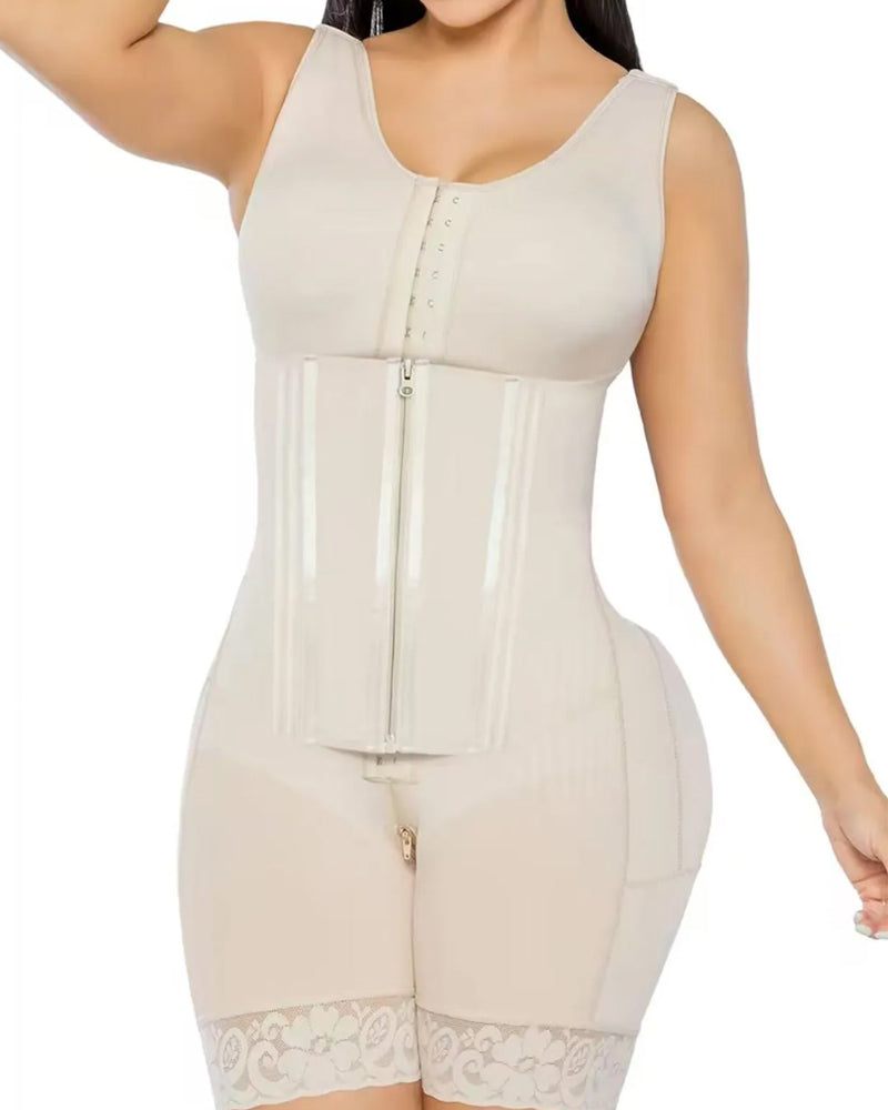 Women's Double Pressure Chest Wrap Abdomen Compression Breathable Body Shaper