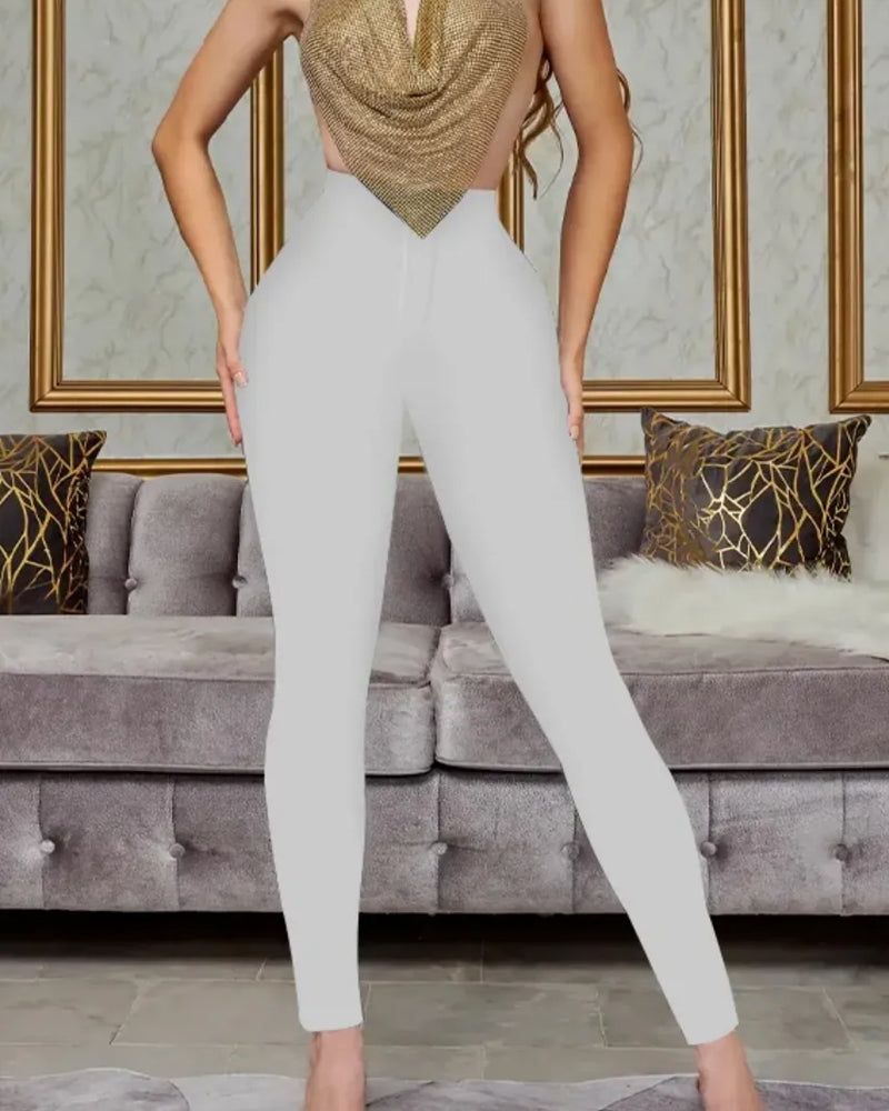 High Waisted Tummy Control Shaping Butt Lifting Slimming Pants