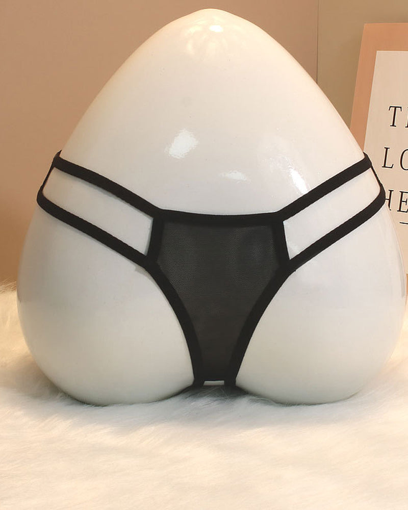 Sexy Lace Crotchless Stretch Thong