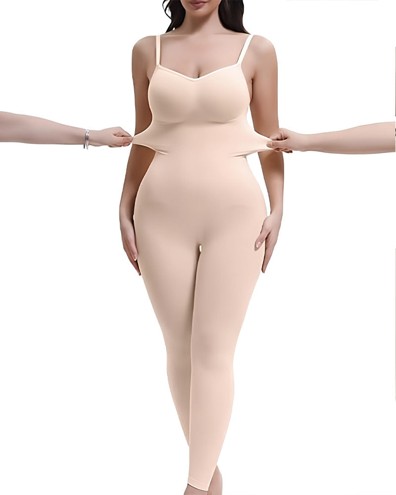 Breathable Seamless Compression Shaping Hourglass Bodysuit