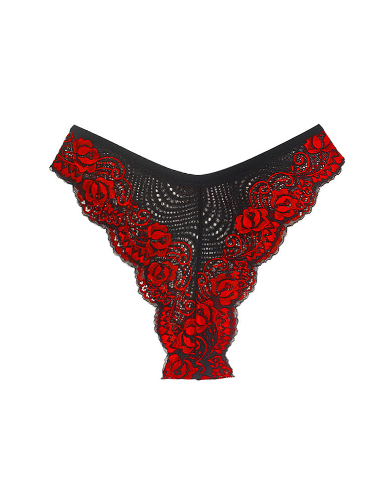 3-pack Low Rise Colorblock Stretch Lace Briefs