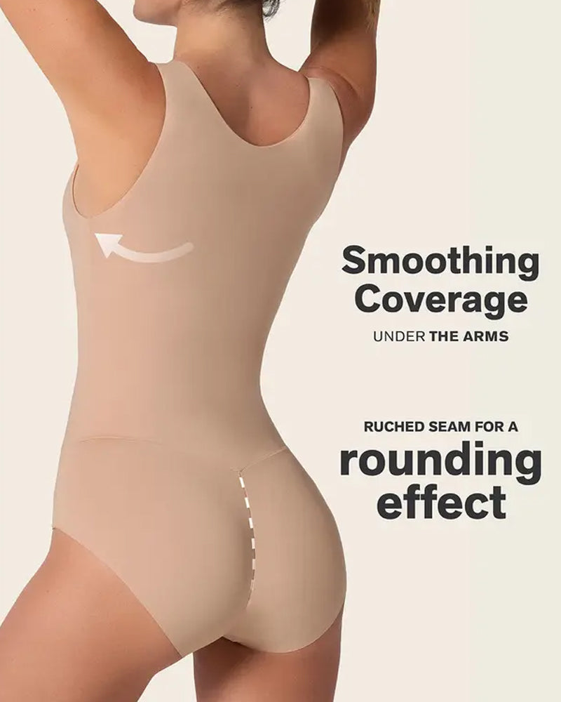 Comfortable Tummy Control Butt Lifting Seamless Sleeveless Body-shaping Bodysuit