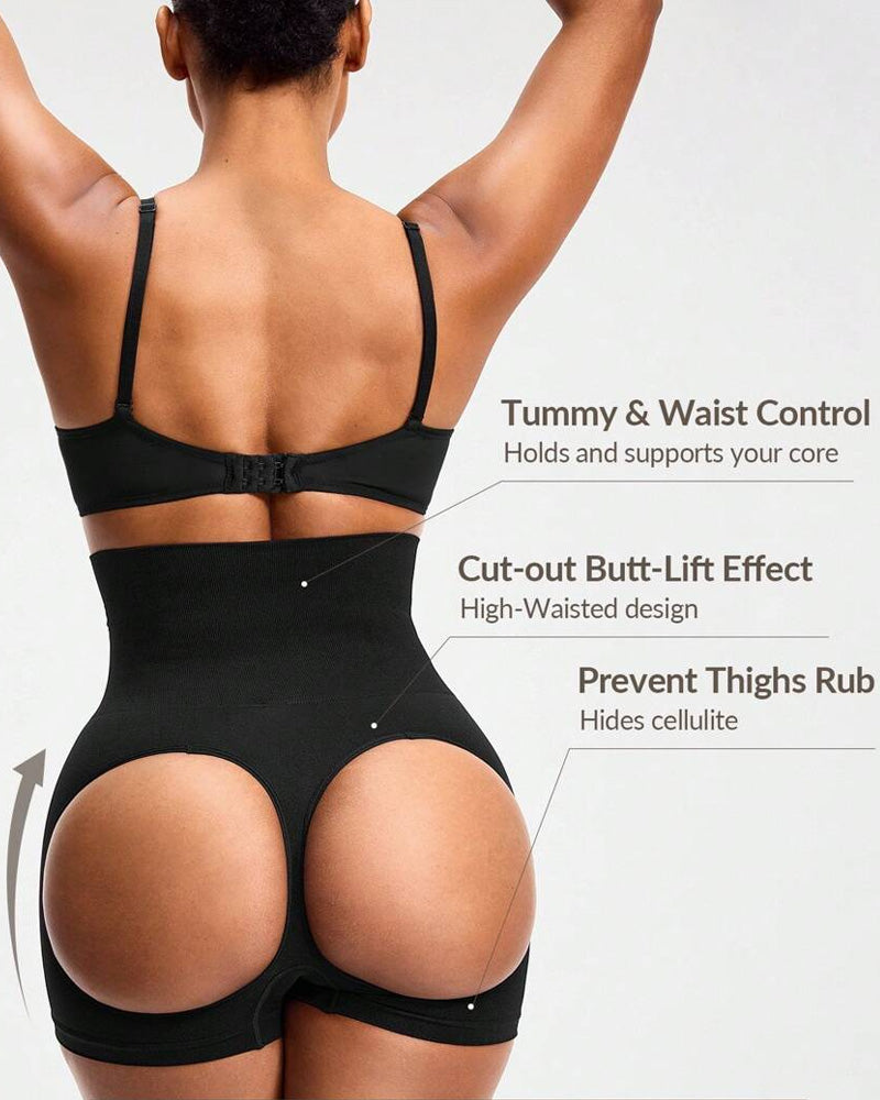 High Waist Hip-Enhancing Hip-Lifting Tummy-Tightening Seamless Large-Size Body-Shaping Pants