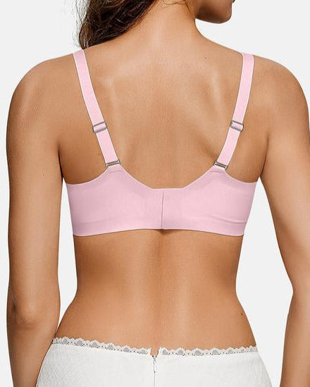 Scalloped Wireless Bras with Mesh