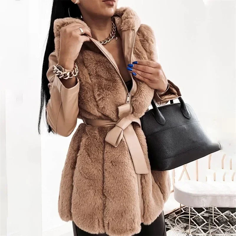 2024 Chic Fur Coat - Elevate Your Style!