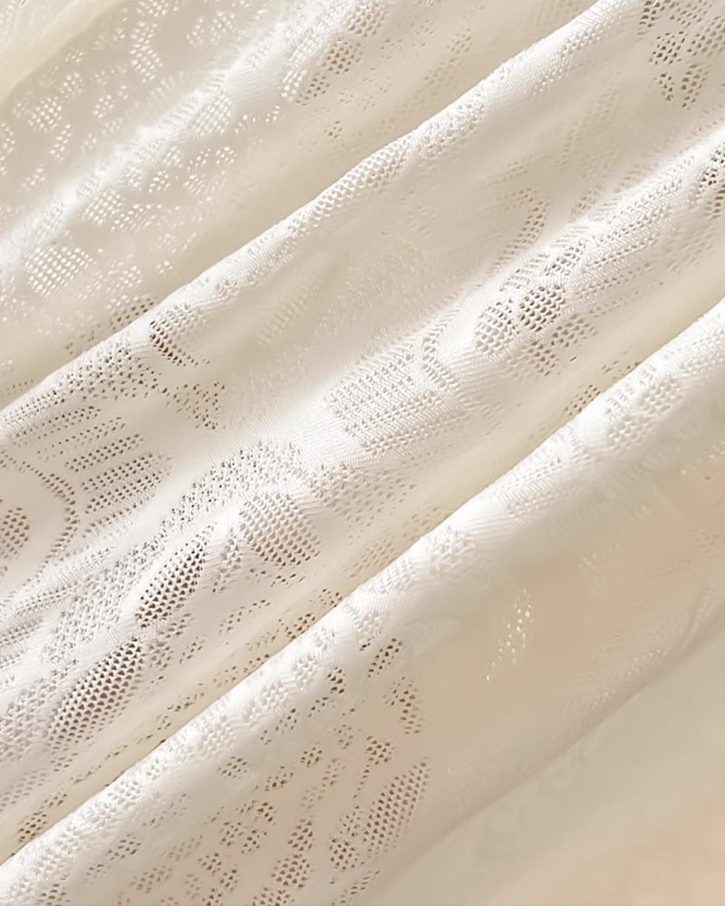 Women's Ice Silk Pure Cotton Antibacterial Crotch Thin Seamless Mid-Waist Breathable Lace Panties