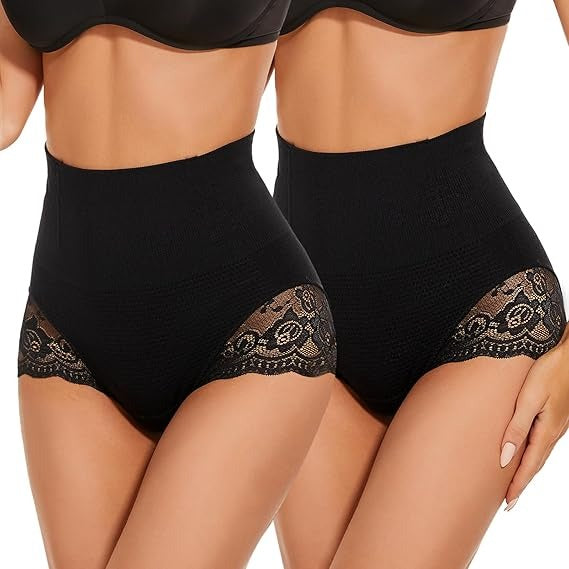 Floralshe® Lace-Trim Shaping Brief Panty