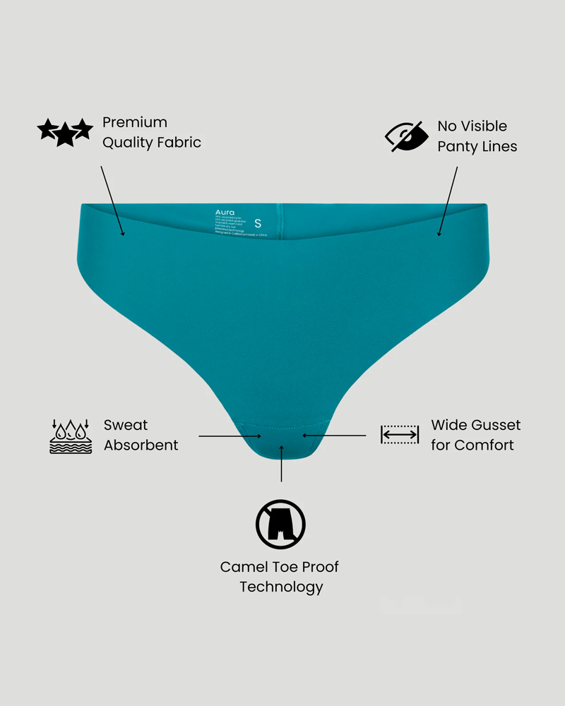 Floralshe Invisible Camel Toe Thong