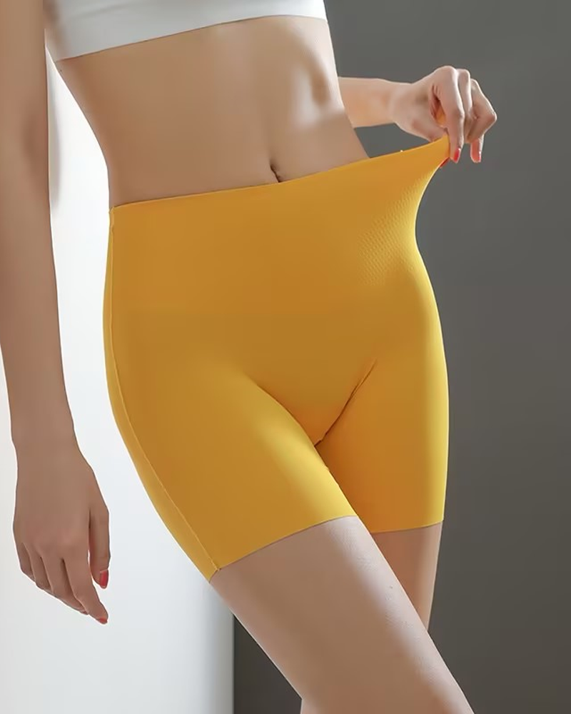 Seamless Shapewear Shorts with Mulberry Silk Lining