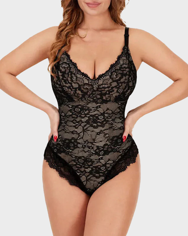 Shaping Lace Shapewear Bodysuit