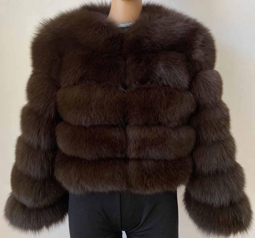 Maomaokong Fox Fur Coat - Elevate Your Elegance